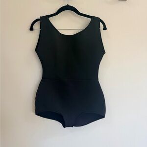 Seea One-Piece Surf Suit / Swim Romper Black XL Open Back